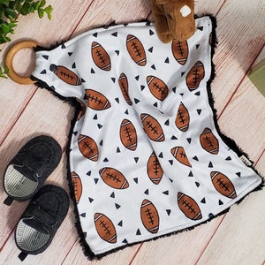 Lovey, Football Lovey, White Lovey, Sports Lovie, Black Lovey, Boy Lovey, Lovie, Baby Lovey, Minky Lovey, Lovey for Babies, Baby Gift