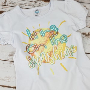 Bring On The Sunshine Shirt, Little Sunshine Outfit, Cute Shirt, Girl Shirt, Sunshine Shirt, Toddler Bright Sunshine Shirt, Sassy Girl Shirt