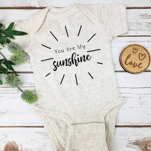 You Are My Sunshine Outfit, One-piece, Baby Clothing, Sunshine Baby Clothes, Baby One-piece, Coming Home Baby Outfit, Sunshine Clothing