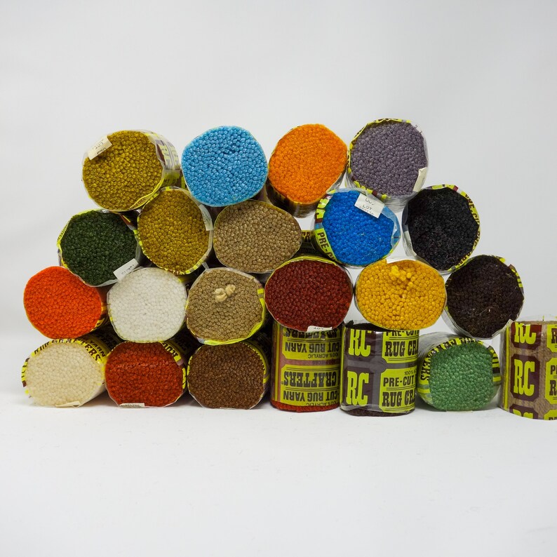 Vintage Latch Hook Rug Yarn Lots of Colors to Choose From 70s Etsy