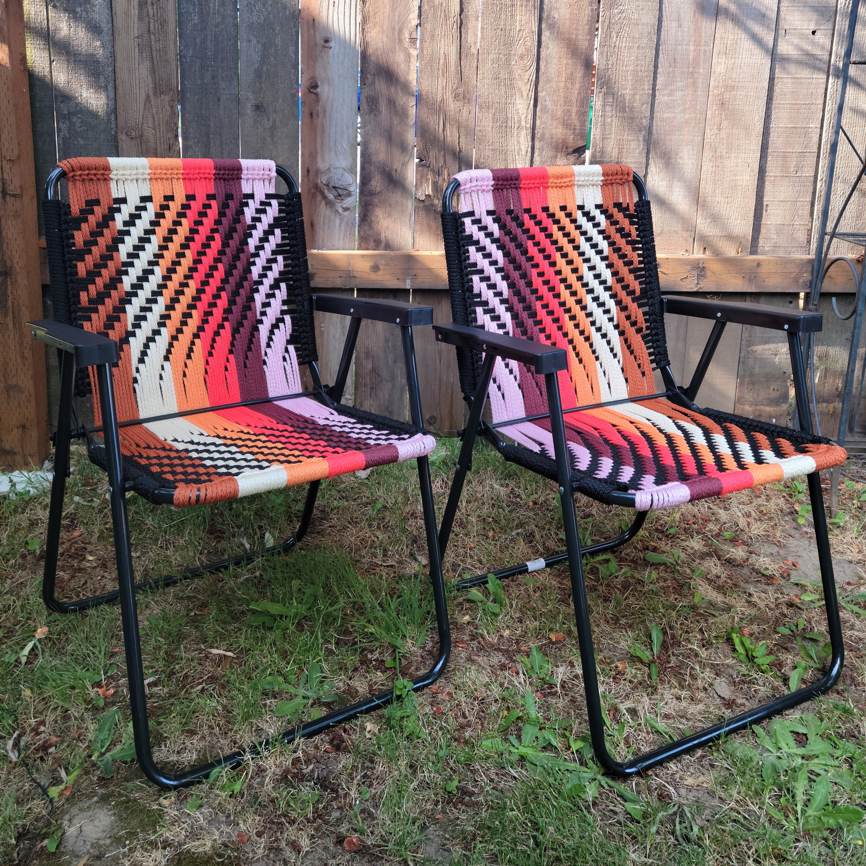 outdoor chairs woven