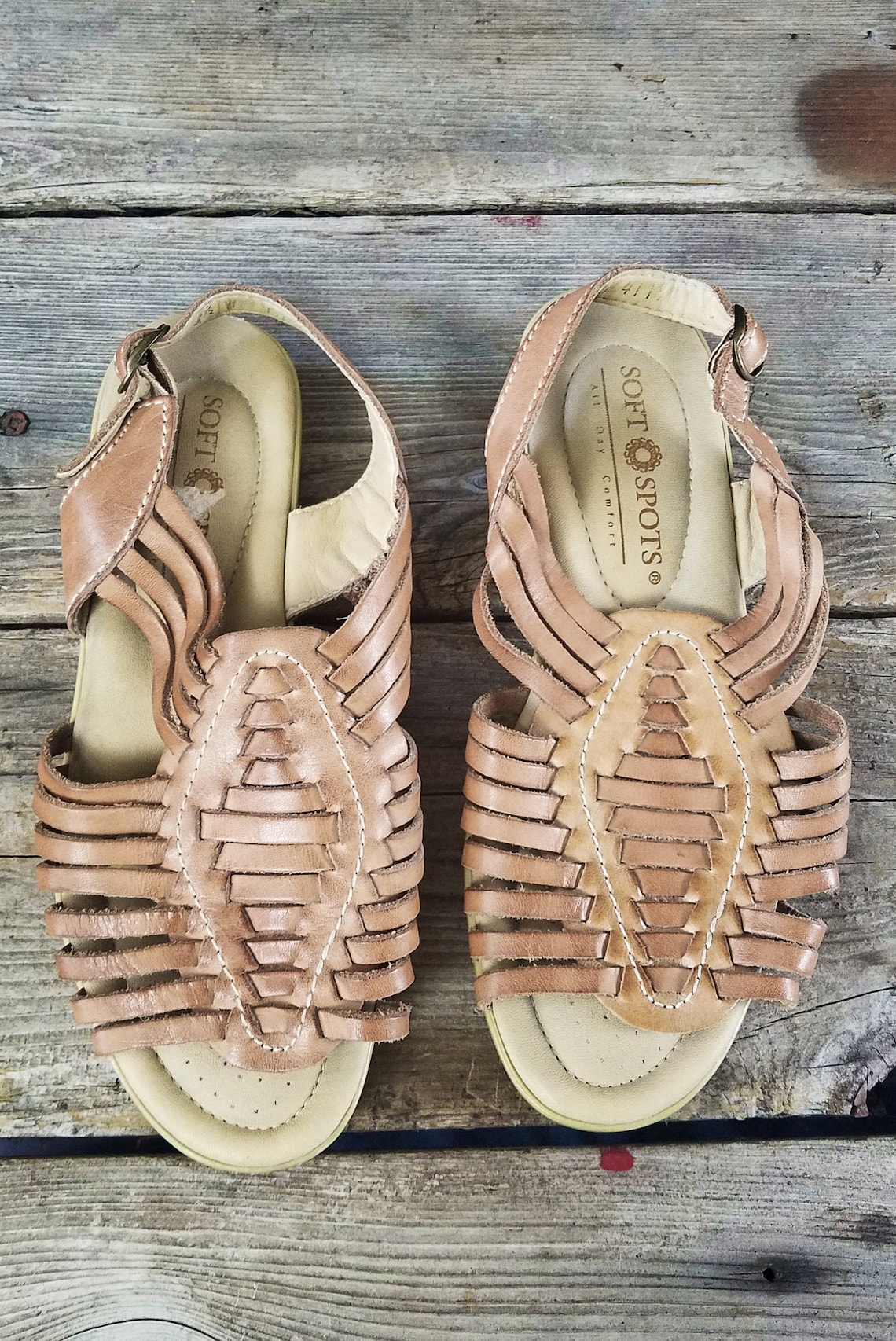 open toe huarache sandals