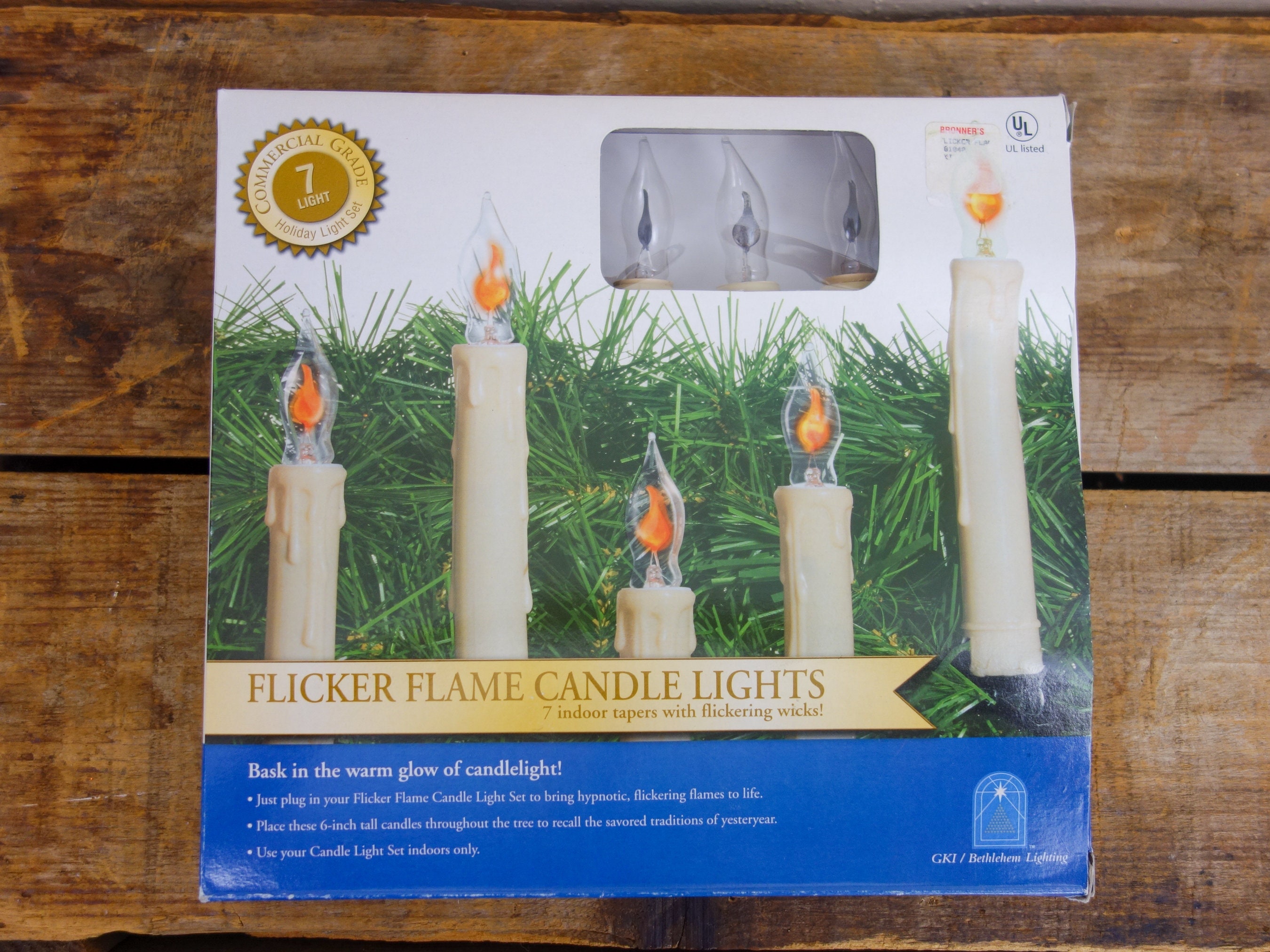 Vintage GKI Bethlehem Flicker Flame Candle Lights Working 80s Etsy