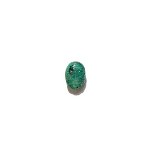 Carved Emerald Face Cabochon