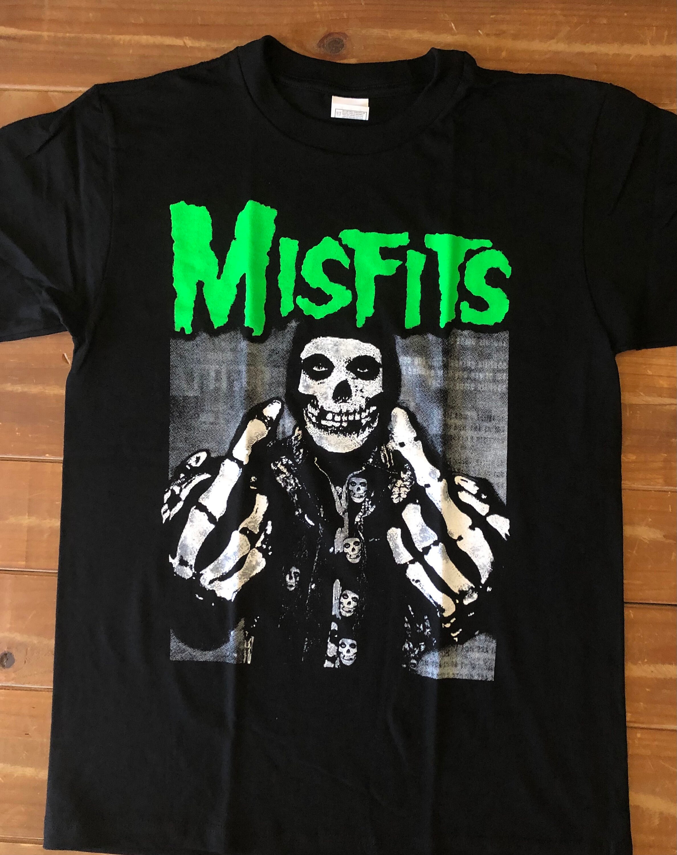 Misfits Middle Fingers T-shirt | Etsy UK