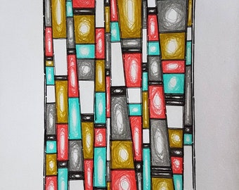 Abstract - Stained Glass Window