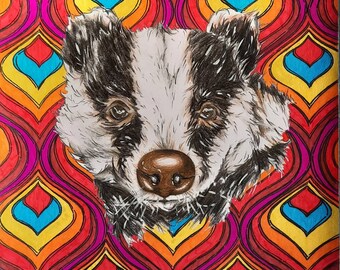 An Ode to British Wildlife - Badger