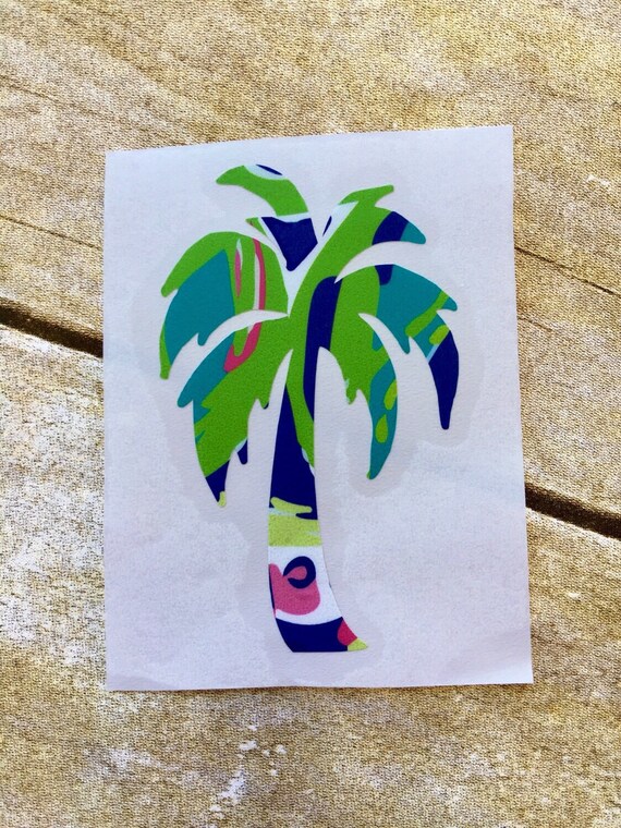 Palm tree decal / Lilly decal / yeti cup decals / yeti sticker Etsy