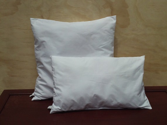 Pillow Insert Cotton Cover Super Soft Polyester Fiber Fill Etsy
