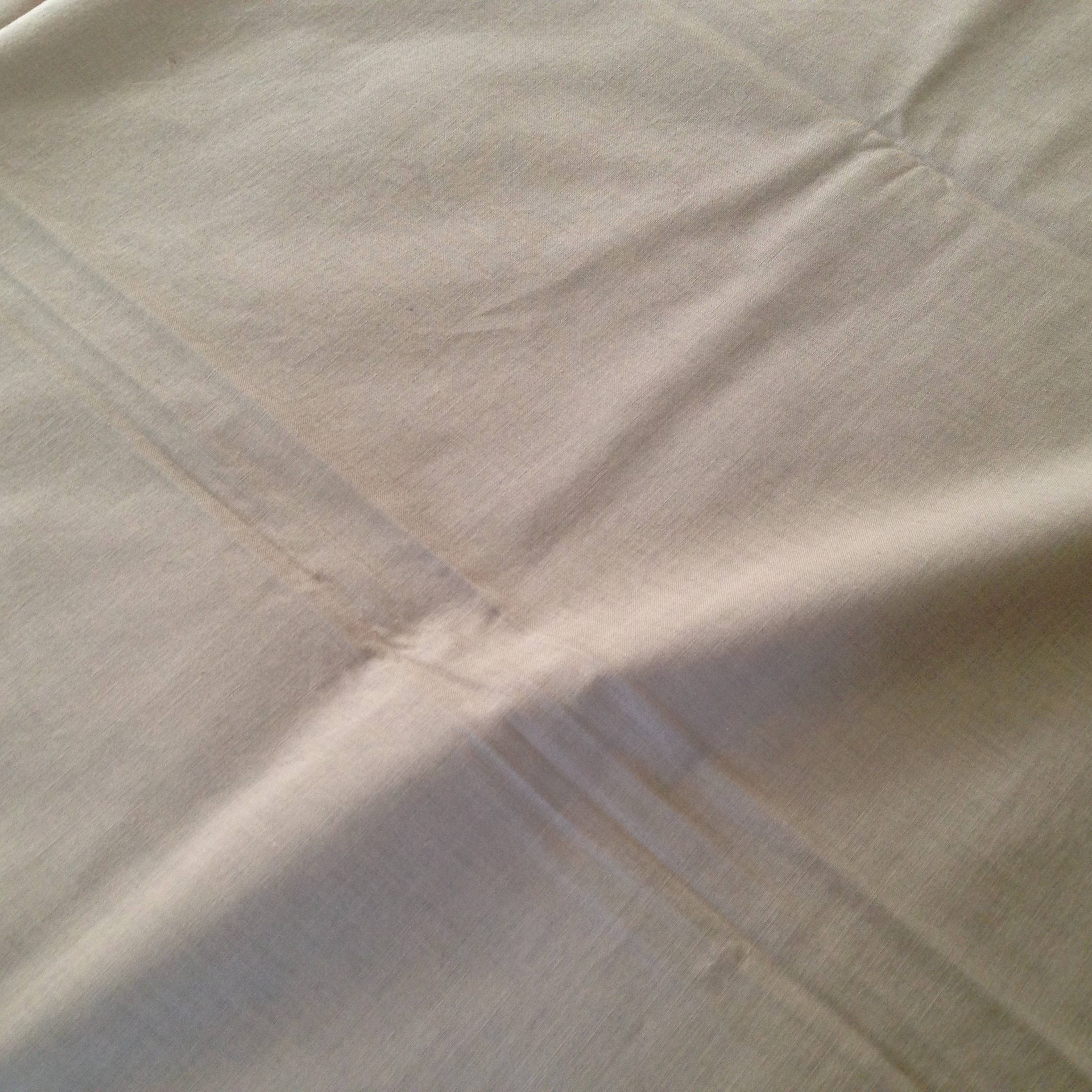 Beige color cotton wrinkle resistant 2 1/4 yards long 42 | Etsy
