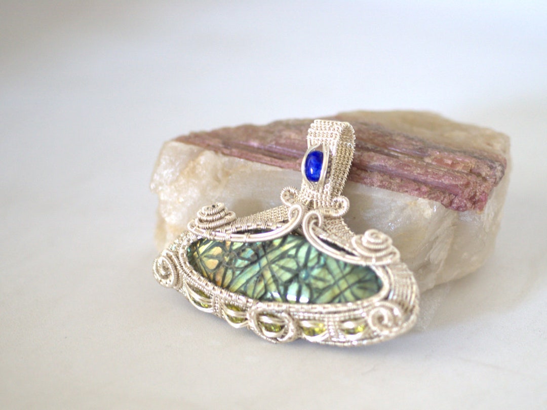 Lapis Lazuli Pendant Copper Wire Wrapped Pendant Original Gemstone Pendant Coppe Lapis Lazuli Pendant Copper Wire Wrapped Pendant Original Gemstone Pendant Coppe