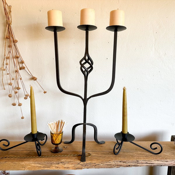 Iron Candelabra Etsy