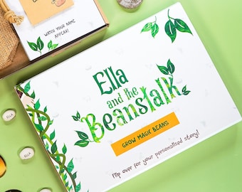 Personalized Jack and the Beanstalk Story: Magic Bean Grow Kit