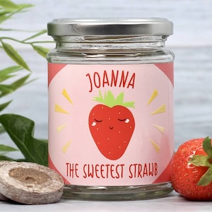 Personalised Sweet Strawberry Jar Grow Kit
