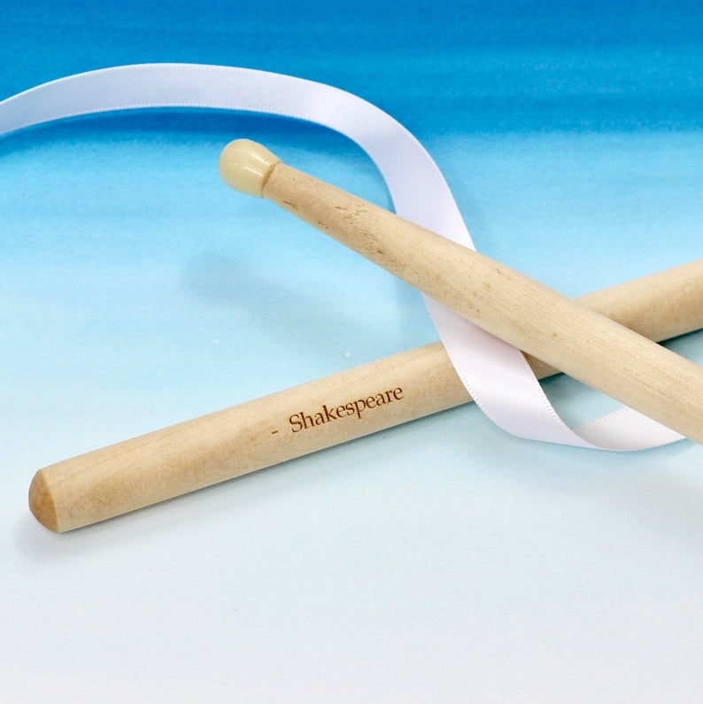 Nylon Tipped Personalised Drumsticks Etsy UK