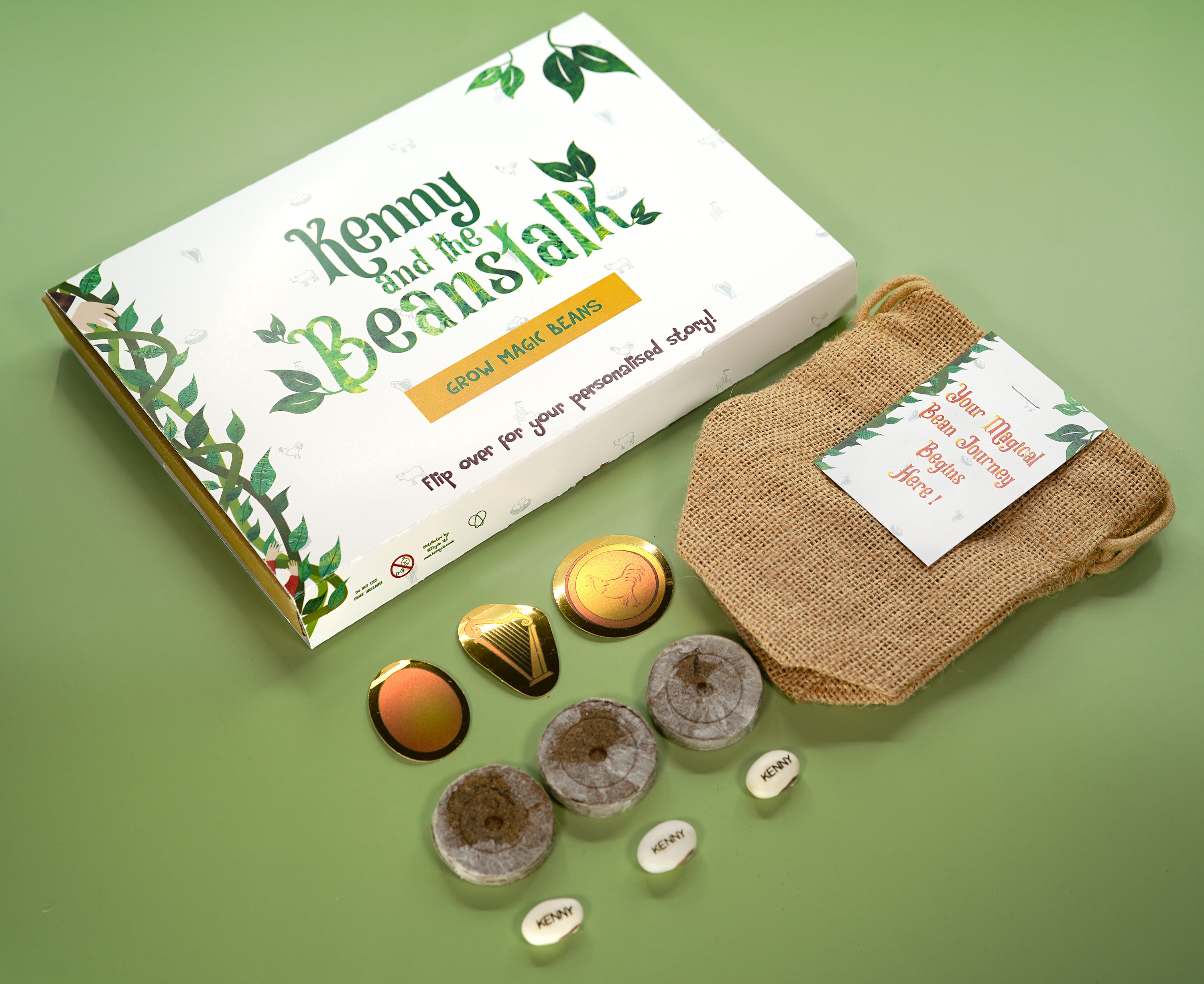 Personalized Jack and the Beanstalk Story: Magic Bean Grow Kit - Etsy