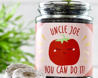 Personalised Cherry Tomato Jar Grow Kit