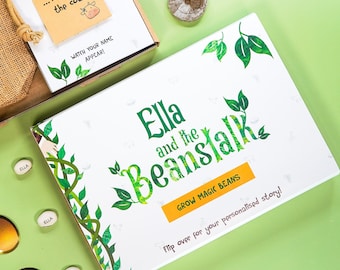 Personalised Beanstalk Story Magic Bean Grow Kit