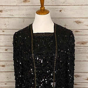Vintage Styleworks sequin/beaded tunic