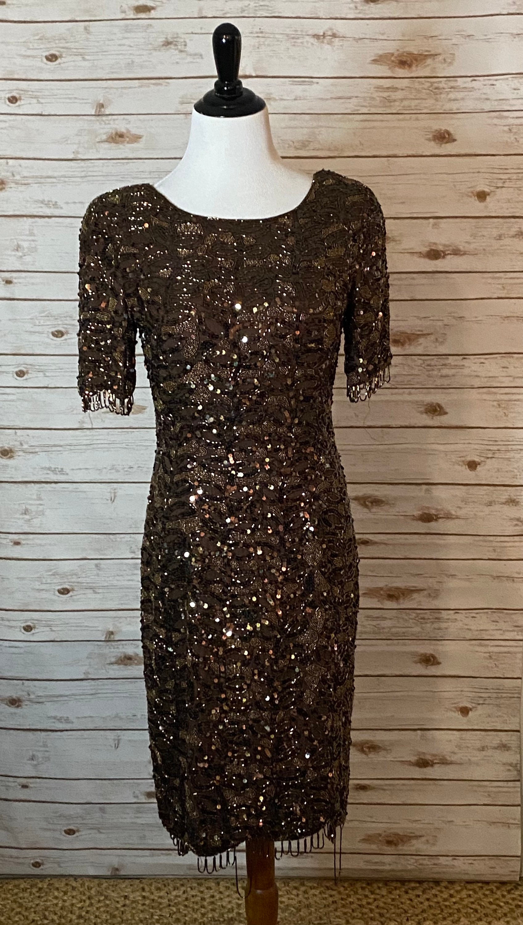 Veste Oleg Cassini En Soie - Style Boléro, Multicolore, Taille S, Occasion Très Bon état