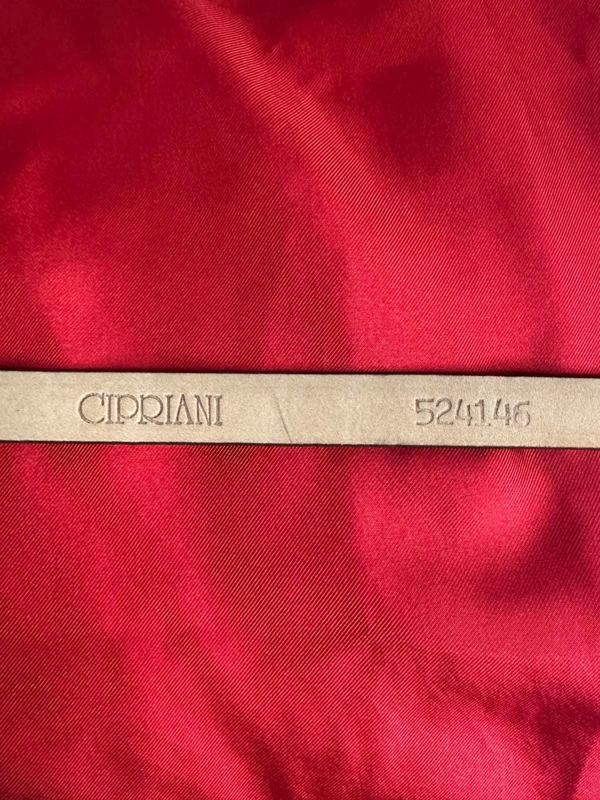 Cipriani classic cognac brown Italian alligator calfskin skinny belt Size Medium Vintage Cipriani Alligator Calfskin Belt // Italian Leather  main image 4