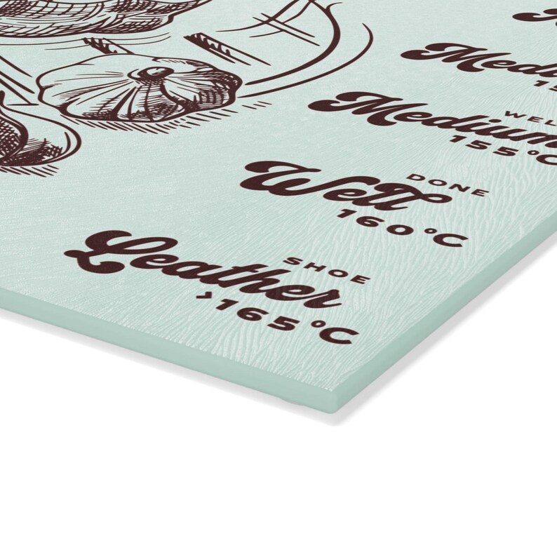 Steak kookkaart Svg – BBQ-temperatuurgids voor snijplankgravure – laserklaar ontwerp afbeelding 13