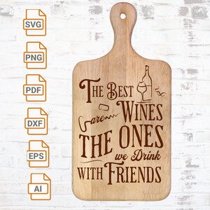 Les meilleurs vins SVG| Boire du vin| Conception numérique de vin | Le tonnerre de Glowforge| Définition de charcuterie raffinée SVG | Citation drôle de vin