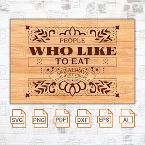 Menschen, die gerne essen, sind immer die besten Leute SVG-Datei| Süßes Charcuterie Board SVG| Ausgefallene Charcuterie Definition SVG
