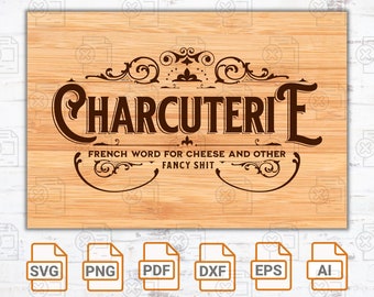 Charcuterie Svg| Serving Tray Svg| Funny Kitchen Svg| Sayings For Cutting Boards| Adult Lunchable Svg| Grazing Board Svg| Kitchen Sign Svg