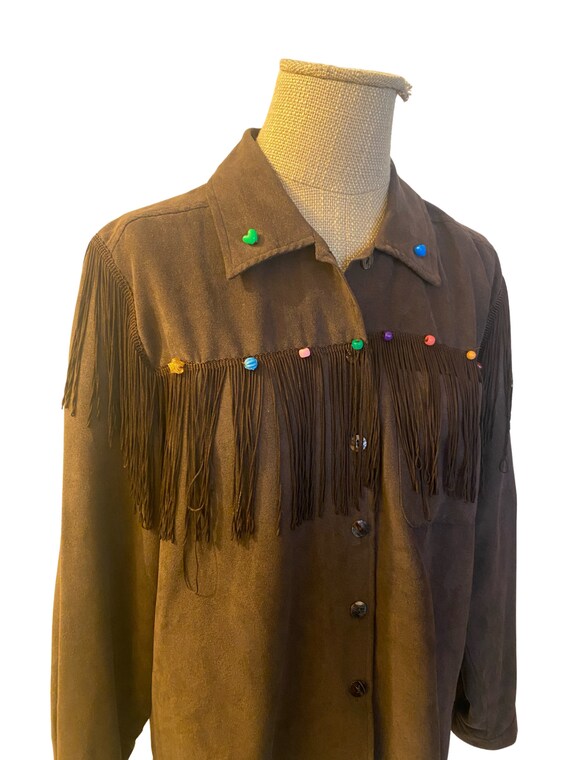 Vintage 1990s Cowgirl-style Shirt by Suzanne Grae… - image 7
