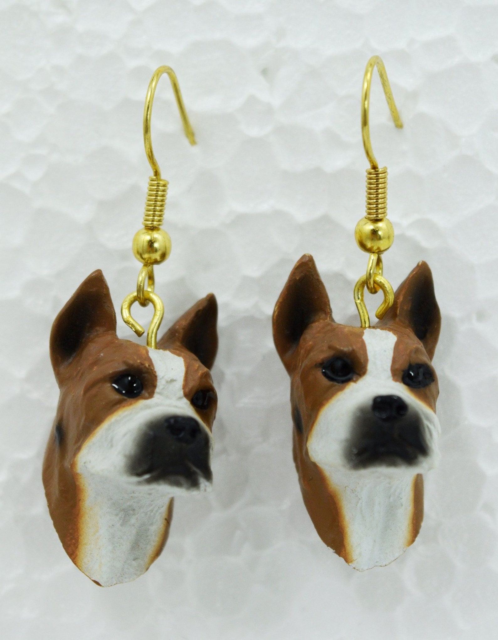 Boxer Earrings Boxer Jewelry Gift for Boxer Owner Boxer Etsy.de