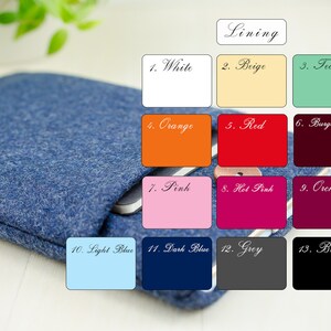 iPad Pro 12.9 Smart Cover iPad 12.9 Cover for iPad Pro iPad Pro Carrying Bag Best Protective Case for iPad Pro 13 iPad Blue Wool Unisex image 2