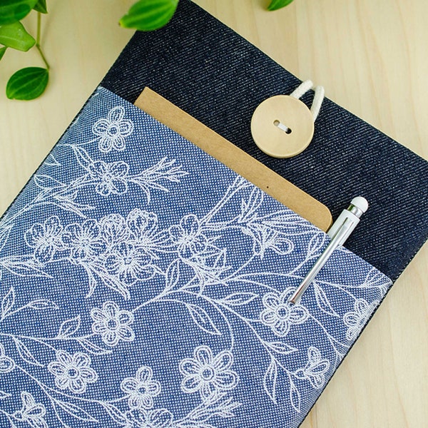 Galaxy Tab S6 Lite Hülle Samsung Tab A7 Lite Hülle Galaxy Tab S7 Chromebook Hülle 11 6 Personalisierte Galaxy Book Cover Ärmel Rose Jeans Blumen