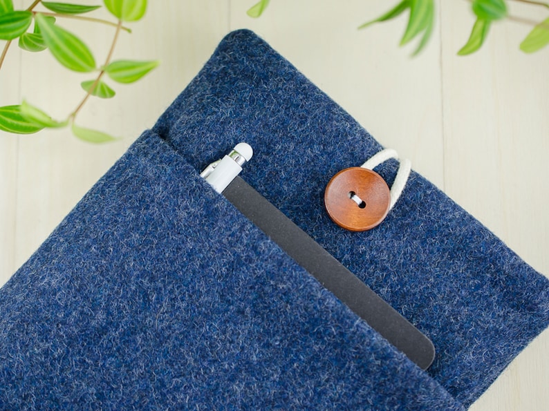 iPad Pro 12.9 Smart Cover iPad 12.9 Cover for iPad Pro iPad Pro Carrying Bag Best Protective Case for iPad Pro 13 iPad Blue Wool Unisex image 1