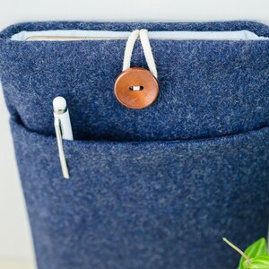 iPad Pro 12.9 Smart Cover iPad 12.9 Cover for iPad Pro iPad Pro Carrying Bag Best Protective Case for iPad Pro 13 iPad Blue Wool Unisex image 4