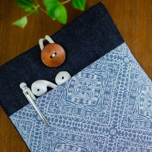 Samsung Galaxy Tablet Samsung Galaxy Tab S7 Samsung Tab A 10 4 Case Galaxy Tab S7 Plus Sleeve Chromebook Samsung Case Cover Jeans Blue image 3