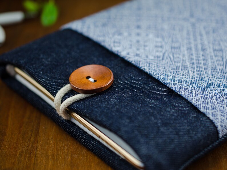Samsung Galaxy Tablet Samsung Galaxy Tab S7 Samsung Tab A 10 4 Case Galaxy Tab S7 Plus Sleeve Chromebook Samsung Case Cover Jeans Blue image 8