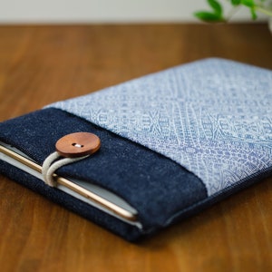 Samsung Galaxy Tablet Samsung Galaxy Tab S7 Samsung Tab A 10 4 Case Galaxy Tab S7 Plus Sleeve Chromebook Samsung Case Cover Jeans Blue image 7