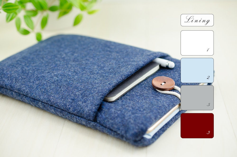 MacBook Air 13 Case Felt Unique Navy Dark Blue Wool Case MacBook 13