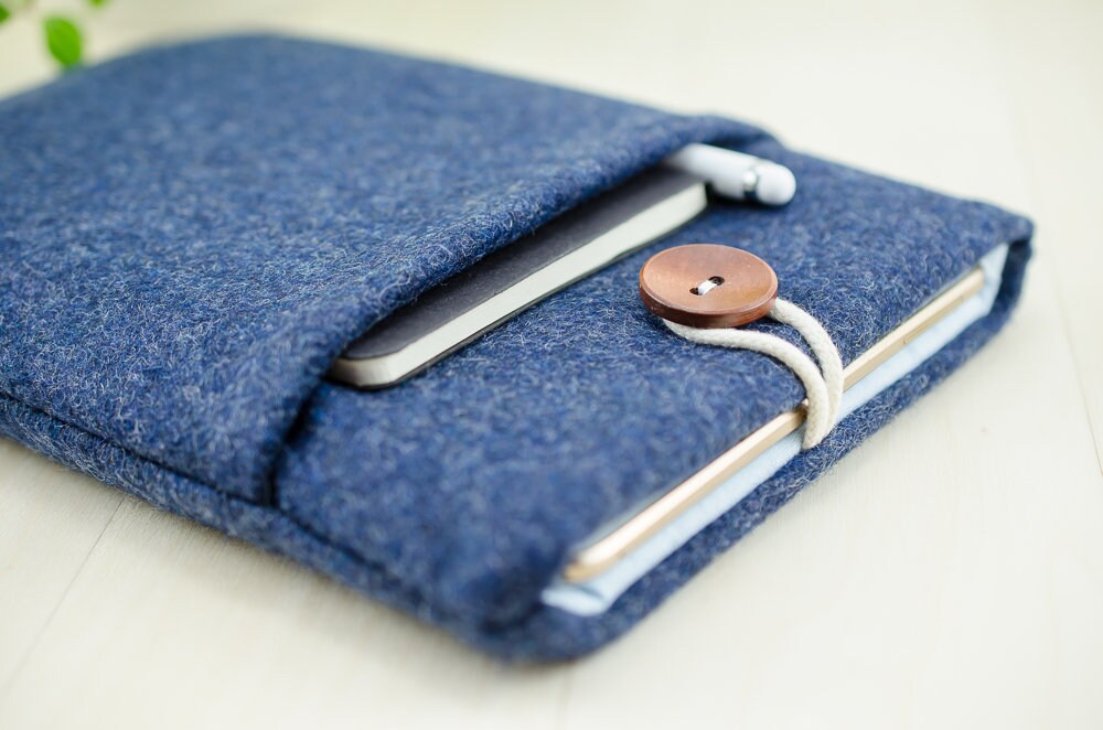 MacBook Air 13 Case Felt Unique Navy Dark Blue Wool Case MacBook 13
