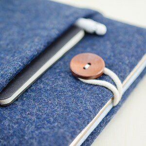 iPad Pro 12.9 Smart Cover iPad 12.9 Cover for iPad Pro iPad Pro Carrying Bag Best Protective Case for iPad Pro 13 iPad Blue Wool Unisex image 5