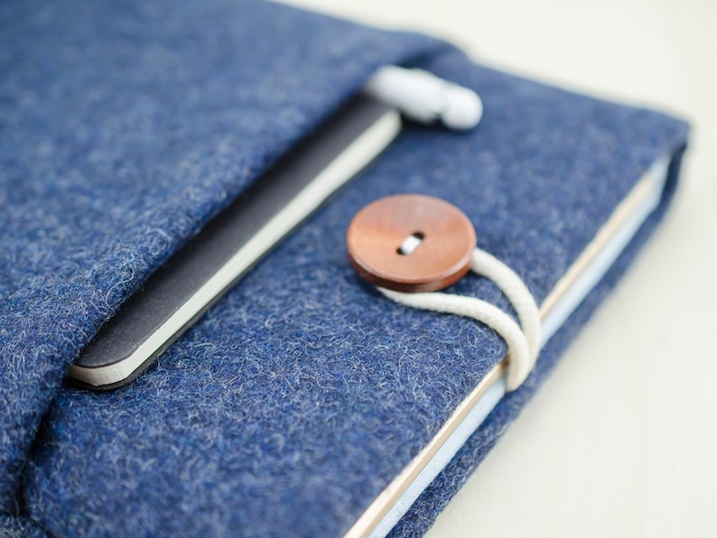 iPad Pro 12.9 Smart Cover iPad 12.9 Cover for iPad Pro iPad Pro Carrying Bag Best Protective Case for iPad Pro 13 iPad Blue Wool Unisex image 5