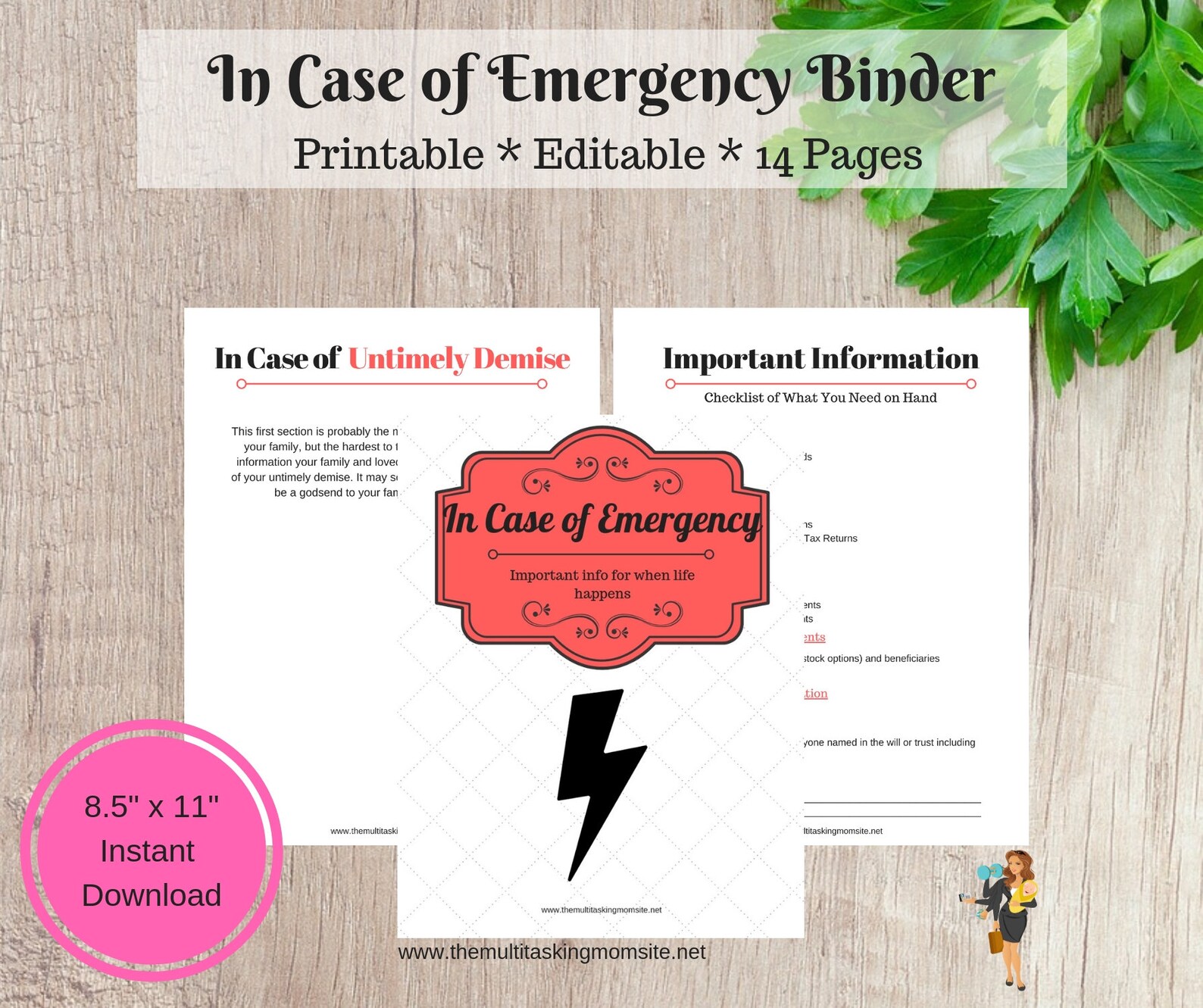 In Case of Emergency Printable - Etsy