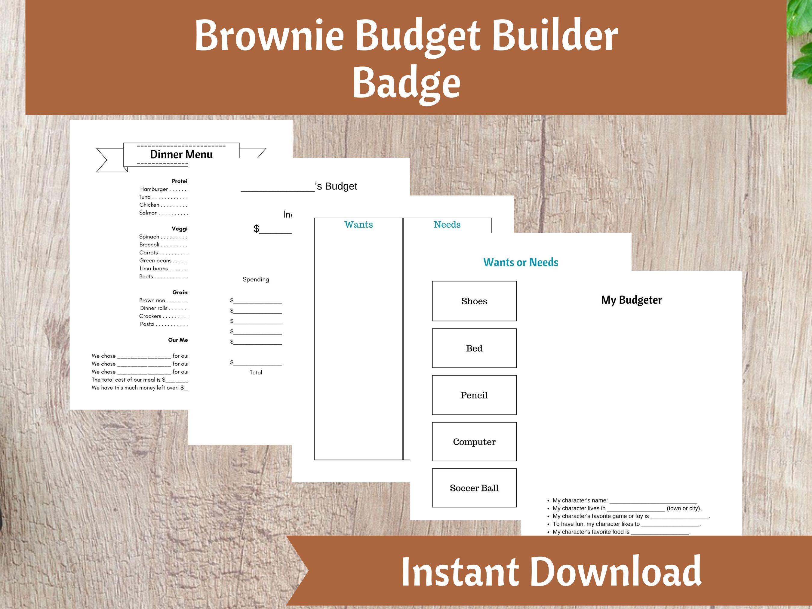 Easy Guide To Earning The Junior Budget Maker Badge (Pdf Download) - x2jg9a5