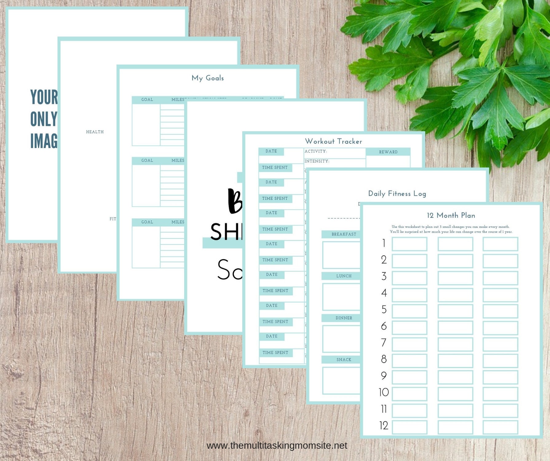 Fitness Binder Fitness Planner INSTANT DOWNLOAD Etsy