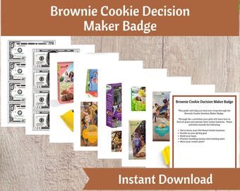 Kit de actividades para la insignia de toma de decisiones de galletas Brownie / Organizador imprimible de tropa de Girls Scouts (actualizado el 9 de enero de 2026)
