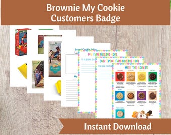 Kit de actividades para insignias de clientes de Brownie My Cookie / Organizador de tropa de Girls Scouts imprimible (actualizado el 9 de enero de 2026)
