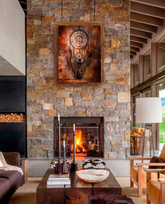 NATIVE AMERICAN APACHE CANVAS PICTURE PRINT WALL ART FREE FAST UK DELIVERY