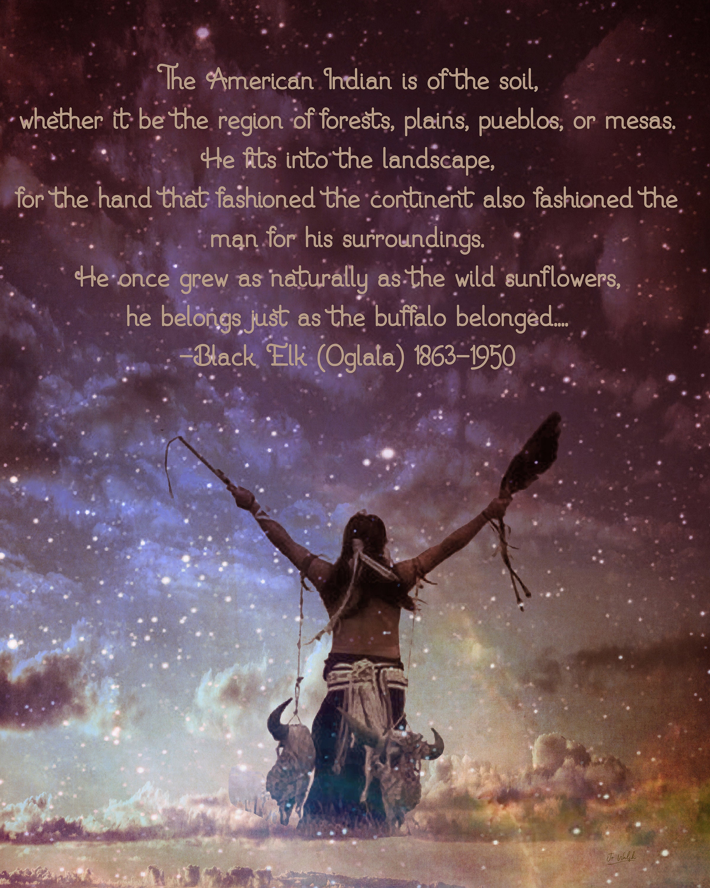 Native American Art Print'Words that speak'. Native Etsy