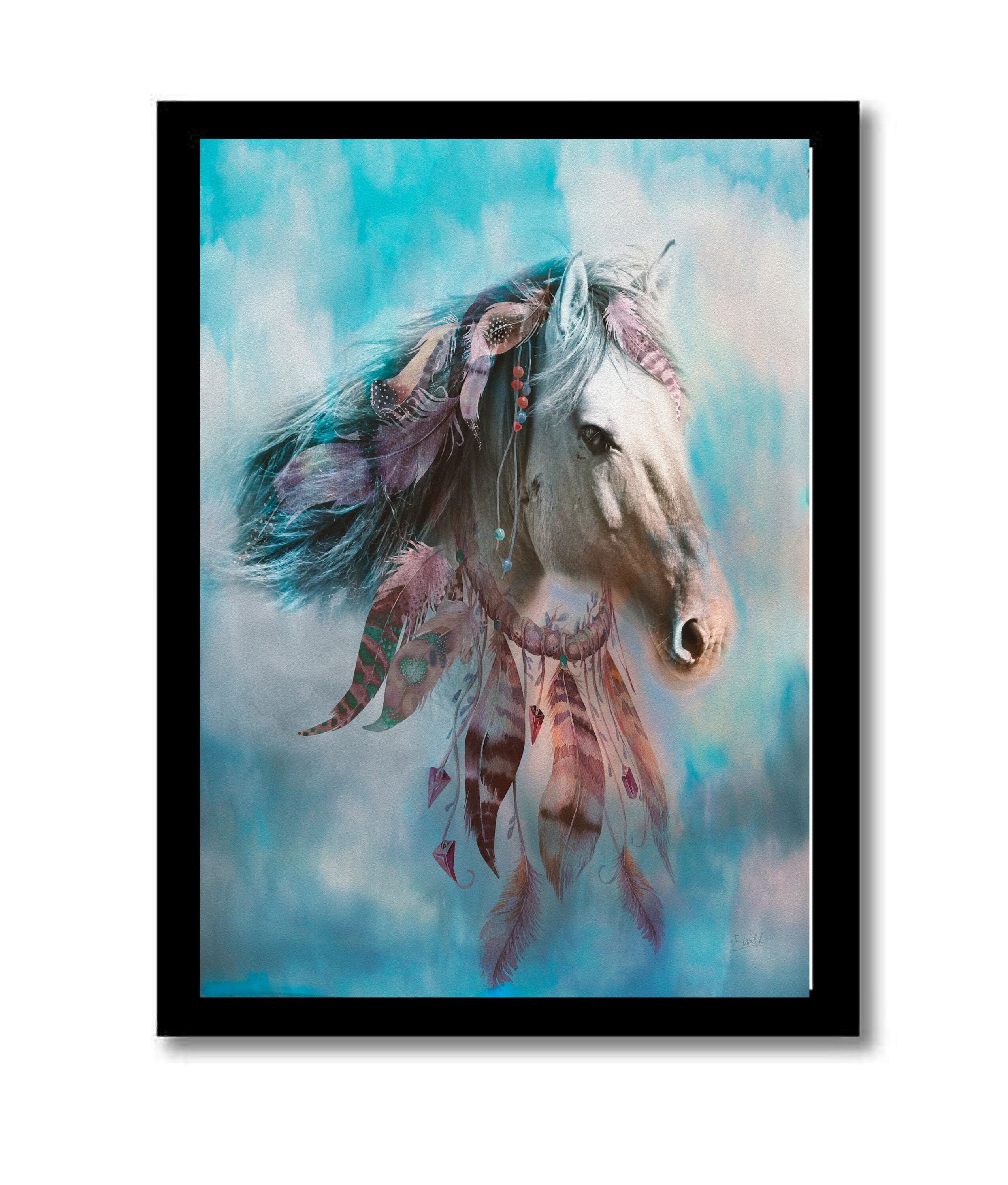 Horse Art Print 'dream Horse. Dream Catcher Horse Etsy UK